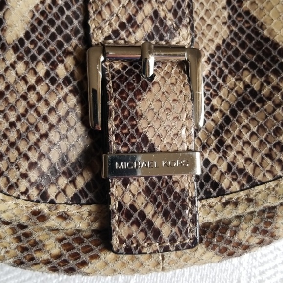 MICHAEL KORS PYTHON CROSSBODY PURSE - Picture 4 of 8